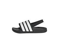 adidas Adilette Estrap Slides Kids, Black, Size 11 Younger Black