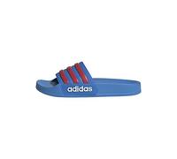 adidas Unisex Kids ADILETTE SHOWER SLIDES, Lucid Ray Blue/semi lucid red/off white, 4 UK