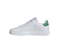 adidas Unisex Kids Advantage Base 2.0 Shoes Junior, Cloud White/Cloud White/Green, 4 UK