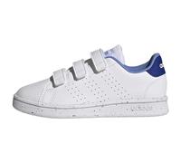 adidas Unisex Kids Advantage Lifestyle Court Hook-and-Loop Shoes, Cloud White/Cloud White/Blue Fusion, 10 UK Child