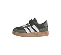 adidas Unisex Kids BREAKBASE Shoes Children, Night Cargo/FTWR White/Olive strata, 2.5 UK