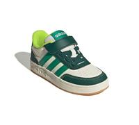 adidas - Unisex Kids Breakbase Sneaker, Off White/College Green/Cut Green, 19.0 cm