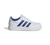 adidas Breaknet Lifestyle Court Lace Shoes Tennis, Cloud White/semi Lucid Blue/Halo Mint, 5.5 UK
