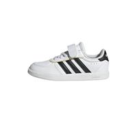 adidas Unisex Kids BREAKNET Sleek Shoes Children, FTWR White/core Black/Orange Tint, 2.5 UK
