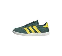 adidas Unisex Kids BREAKNET Sleek Shoes Junior, Collegiate Green/Yellow/Off White, 6 UK