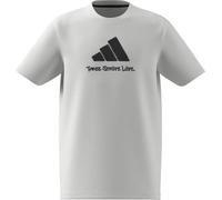 adidas Unisex Kids CAMO Graphic T-Shirt Junior, White, 9-10 Years
