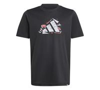 adidas Unisex Kids Climacool CAMO Graphic T-Shirt Junior, Black, 7-8 Years