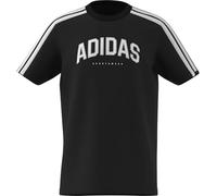 adidas Unisex Kids Codes Collegiate Graphic T-Shirt, Black, 15-16 Years
