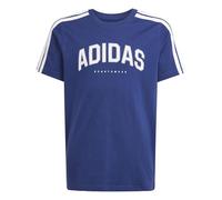 adidas Unisex Kids Codes Collegiate Graphic T-Shirt, Dark Blue, 13-14 Years