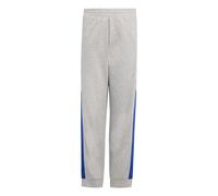 adidas Unisex Kids Color Block Pants, Medium Grey Heather/Team Royal Blue/Glow Blue, 9-10 Years