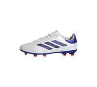 adidas Unisex Kids COPA Pure II League Football Boots Firm Ground, Cloud White/Lucid Blue/Solar Red, 3.5 UK