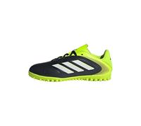adidas Unisex Kids COPA Pure III Club Turf Football Boots Kids, Core Black/Cloud White/Lucid Lemon, 4.5 UK