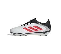 adidas Unisex Kids COPA Pure III League FG/MG Football Boots Kids, Cloud White/Lucid Red/Core Black, 2 UK