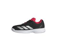 adidas Unisex Kids Courtflash Kids Tennis Shoes, FTWR White/Silver met./core Black, 1.5 UK