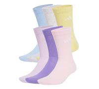 adidas Unisex Kids CUSHIONED CREW SOCKS 6 PAIR PACK 6 Years