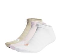 adidas Unisex Kids Cushioned Low-Cut Socks 3 Pairs, Clear Pink/White/Wonder Beige, 7-8 Years (Pack of 2)