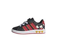 adidas Unisex Kids Disney Mickey Mouse Grand Court Kids Shoes, core Black/Pure Ruby/Crew Yellow, 12.5 UK Child