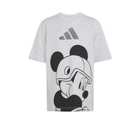 adidas Unisex Kids Disney Mickey Mouse Shirt, Light Grey Heather/Off White, 3-4 Years