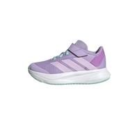 adidas Duramo SL2 Hook and Loop Shoes Kids Running, Powder Plum/ice Lavender/Flash Aqua, 1 UK Child
