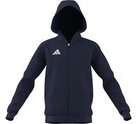 adidas Unisex Kids Entrada26 Full Zip Hoodie Kids Sweatshirt, team navy blue 2/white, 3-4 Years