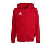 adidas Unisex Kids Entrada26 Full Zip Hoodie Kids Sweatshirt, team power red 2/white, 3-4 Years
