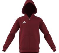 adidas Unisex Kids Entrada26 Full Zip Hoodie Kids, team power red 2/white, 9-10 Years