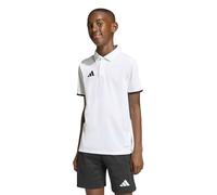 adidas Unisex Kids Entrada26 Polo Kids, White/Black, 7-8 Years