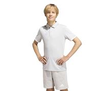adidas Unisex Kids Entrada26 Polo Kids, Team Light Grey/White, 5-6 Years