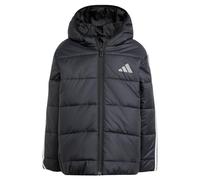 adidas Kids' Essentials 3-Stripes Water-Repellent Long Sleeve Puffer Jacket 4-5 Years Black