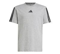 adidas Unisex Kids Essentials 3 Stripes T-Shirt, Medium Grey Heather/Black, 15-16 Years