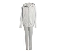 adidas Unisex Kids ESSENTIALS 3 STRIPES TRACKSUIT, medium grey heather/white, 11-12 Years