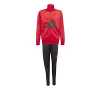 adidas Linea Poly Tracksuit Juniors 9-10 Years Red