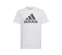 adidas Unisex Kids Essentials Big Logo Cotton Tee, White / Black, 11-12 Years