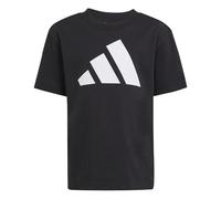 adidas Unisex Kids Essentials Big Logo Shirt, Black/White, 7-8 Years