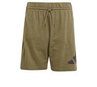 adidas Unisex Kids Essentials Big Logo Shorts, Olive strata/Black, 15-16 Years