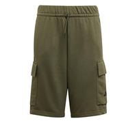 adidas Unisex Kids Essentials Cargo Shorts, Olive strata/Black, 7-8 Years