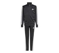 adidas Unisex Kids Essentials Climacool Stripes Track Suit, black/white, 13-14 Years