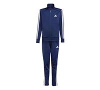 adidas Unisex Kids ESSENTIALS CLIMACOOL STRIPES TRACKSUIT, dark blue/white, 9-10 Years