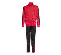 adidas Unisex Kids ESSENTIALS CLIMACOOL STRIPES TRACKSUIT, pure ruby/black, 9-10 Years