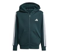 adidas Unisex Kids ESSENTIALS FULL ZIP HOODIE, Aurora Ivy/White, 15-16 Years