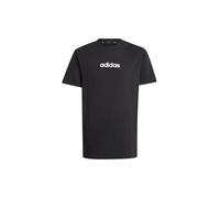 adidas Unisex Kids Essentials Linear Logo T-Shirt, Black/White, 13-14 Years