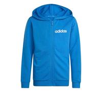 adidas Unisex Kids Essentials Linear Logo T-Shirt, ray Blue/White, 7-8 Years