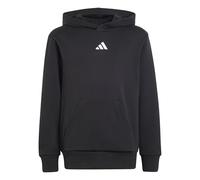 adidas Unisex Kids Essentials Pocket Hoodie Sweatshirt, black/white, 7-8 Years