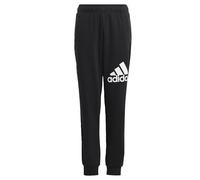 adidas Unisex Kids Essentials Regular Fit Big Logo Cotton Pants, Black/White, 13-14 Years