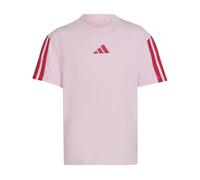 adidas Unisex Kids Essentials Small Logo Stripes Set Track_Suit, clear pink/power pink, 4-5 Years