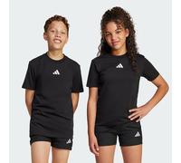adidas Unisex Kids Essentials T-Shirt, Black/White, 11-12 Years