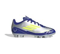 Adidas F50 Club Messi Junior FG/MG (Sizes 3-5.5) Size: 3 UK, Colour: Silver