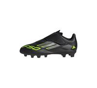 adidas F50 Club Hook and Loop Firm Multi Ground Football Boots Kids, core Black/Iron met./Lucid Lemon, 5 UK Child