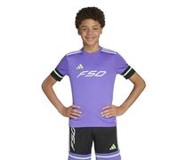 adidas Unisex Kids F50 Jersey Short Sleeve Kids, Purple Rush/Black, 13-14 Years