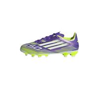 adidas Unisex Kids F50 League Multi Ground Football Boots Kids, Purple Rush/FTWR White/Lucid Lemon, 4 UK